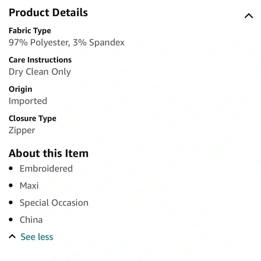 Nwot!! Js Collections Embroidered One Shoulder Ma… - image 6